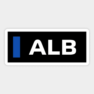 ALB - Alex Albon Sticker